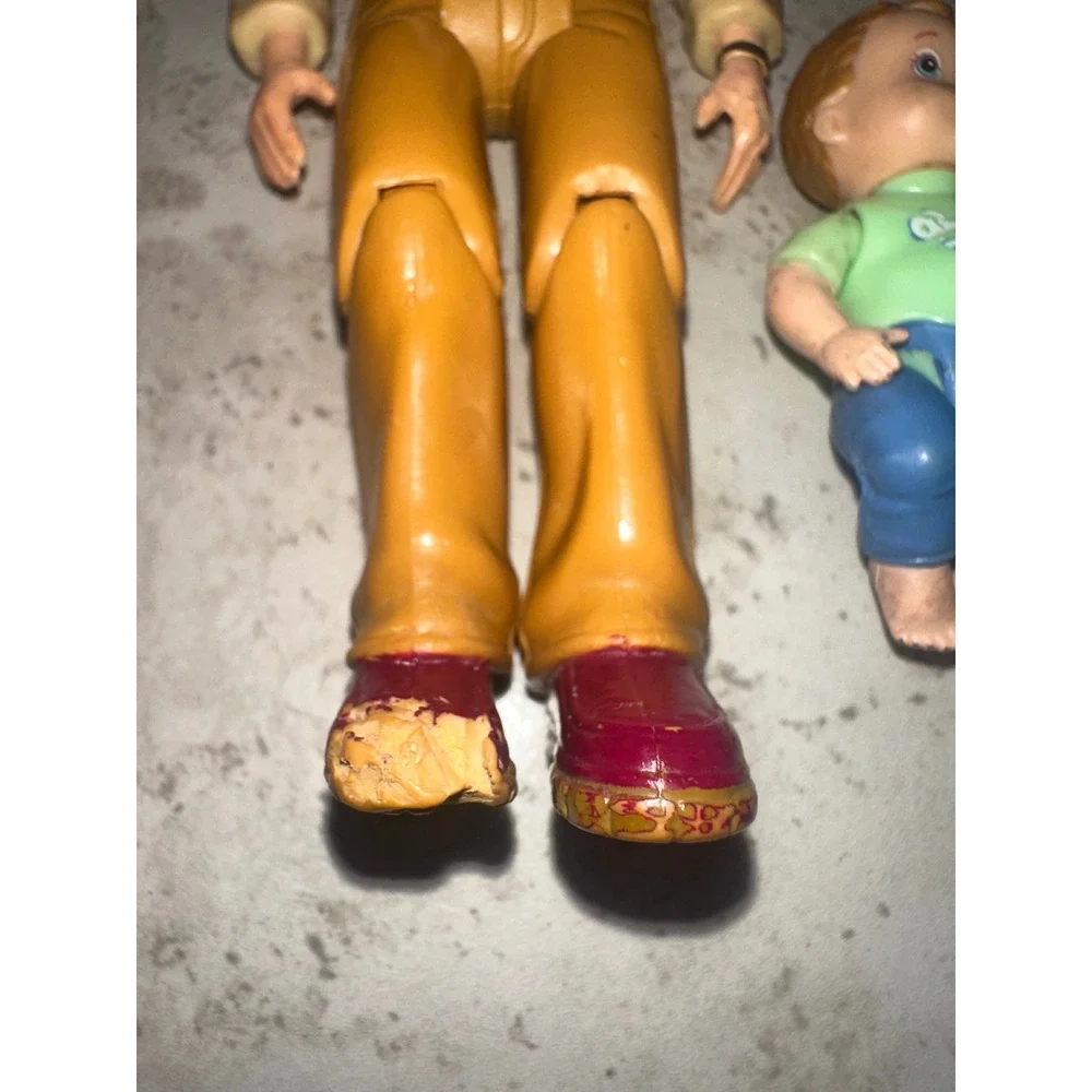 Fisher Price Loving Family Dad and Baby Boy Brother Dollhouse Figures Vintage‎